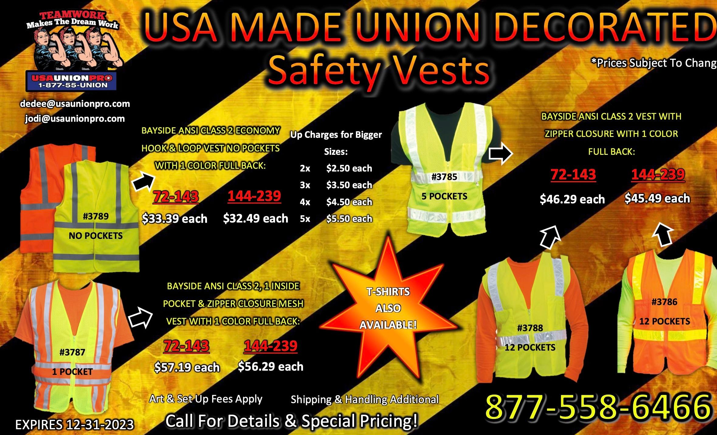 Safety Apparel USA Union Pro